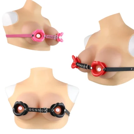 QK-B8169 Psyche Goddess Sexual Breast Trinity Amorous Lips  Erotic Bondage Corset for Women Bdsm Sex Toys Adjustable Length